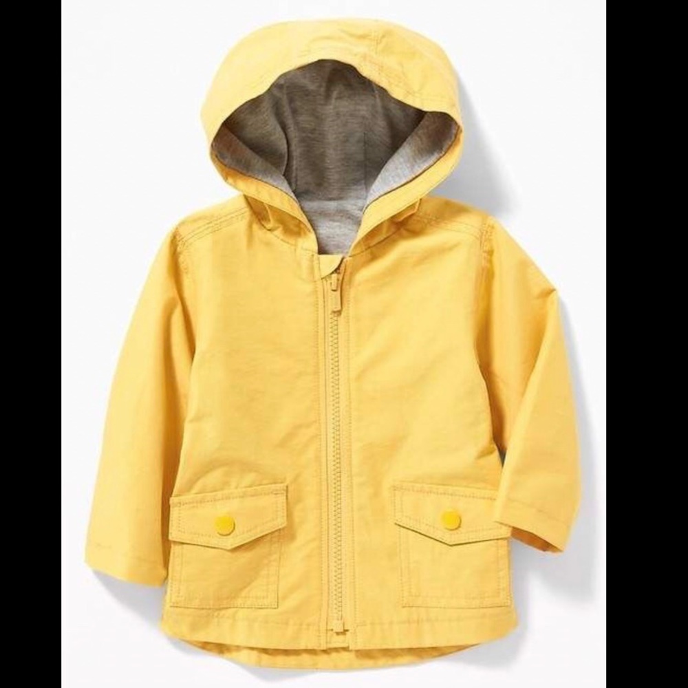 Water-Resistant Hooded Utility Jacket for Baby
